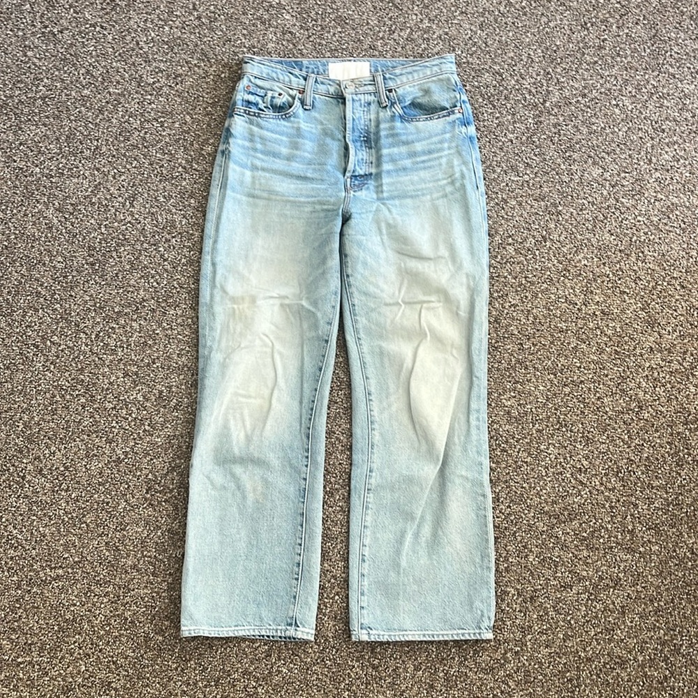 Mother rambler wide leg jeans size 27